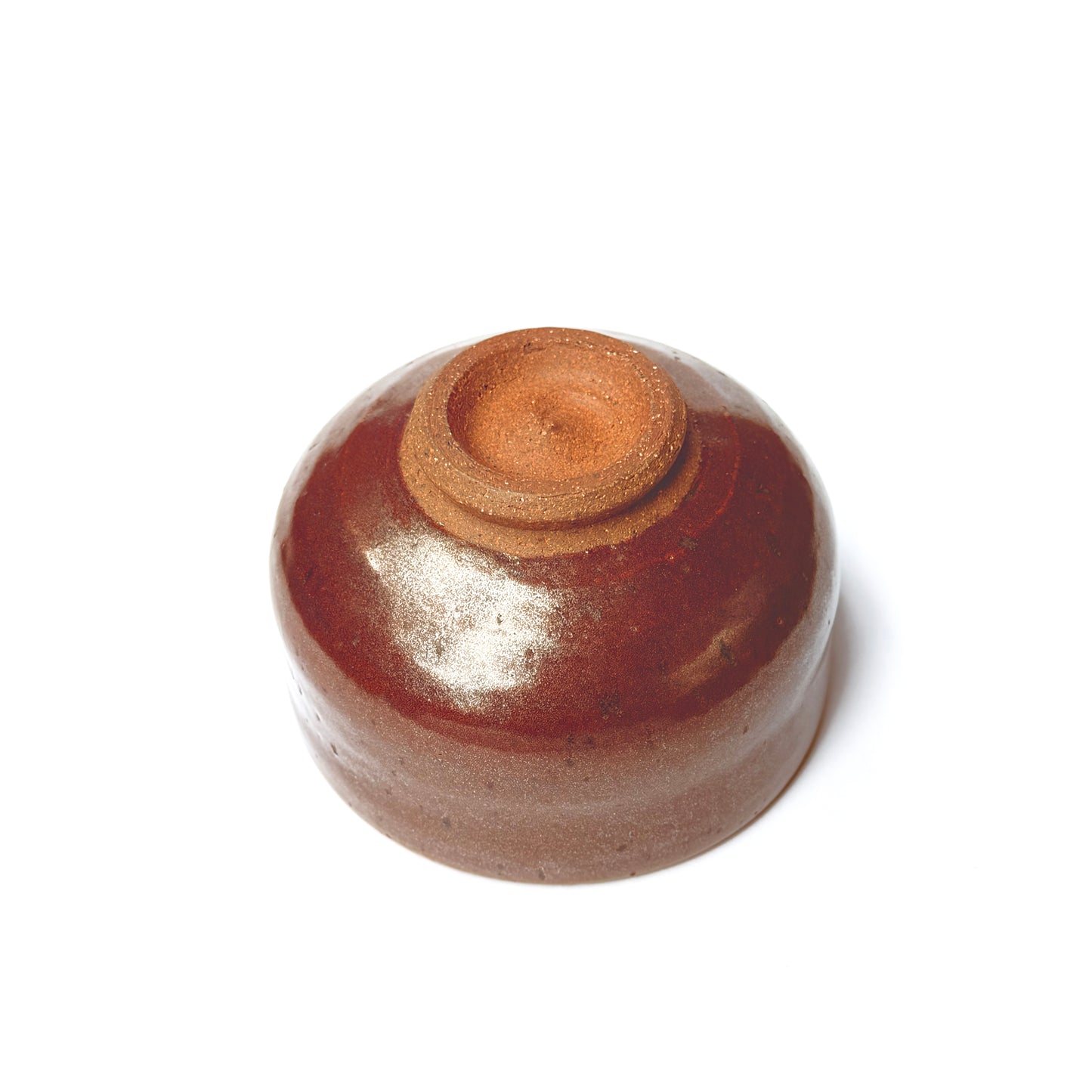 AKAAKA Matcha Bowl -bottom view shows the foot ring