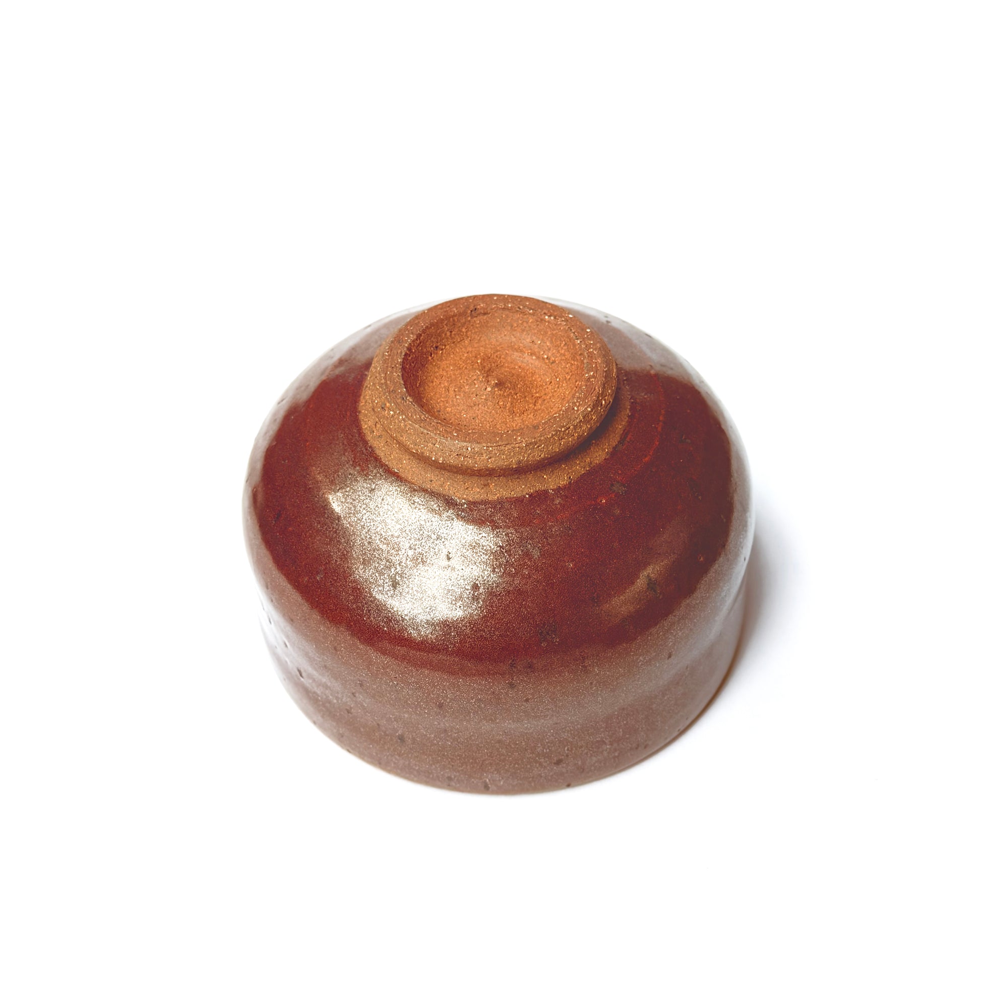 AKAAKA Matcha Bowl -bottom view shows the foot ring
