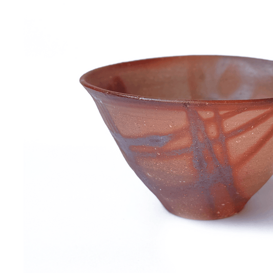 Akabi Matcha Chawan on a white background