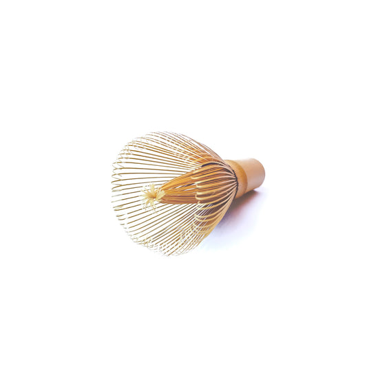 KAZUHO Matcha Whisk - close-up of fine bamboo prongs