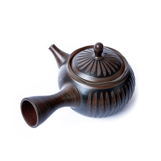 KICHA Tokoname-yaki Nerikomi Kyusu: A 20-Year Vintage Masterpiece
