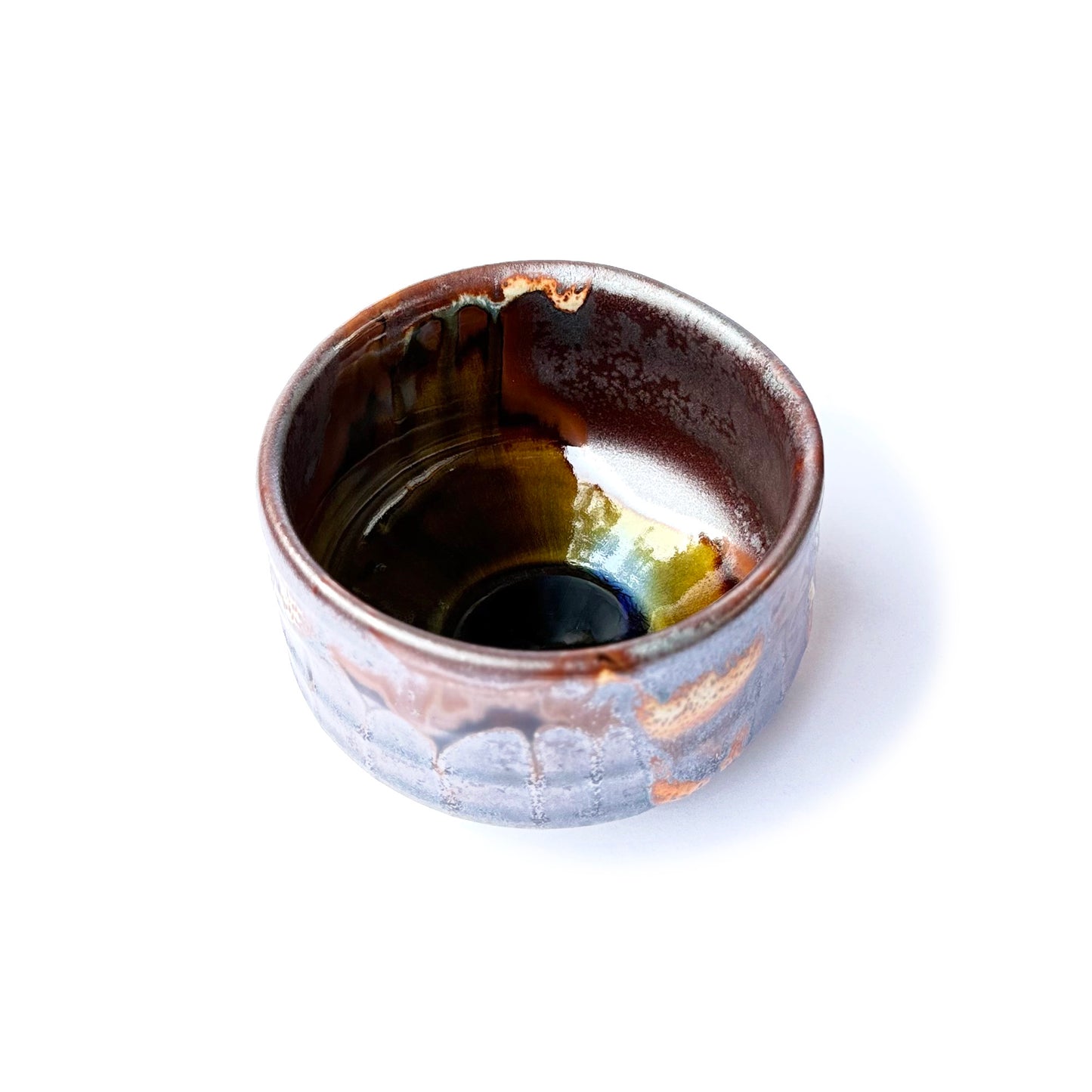KOHAKU Matcha Bowl - top view showing interior glaze pattern and depth