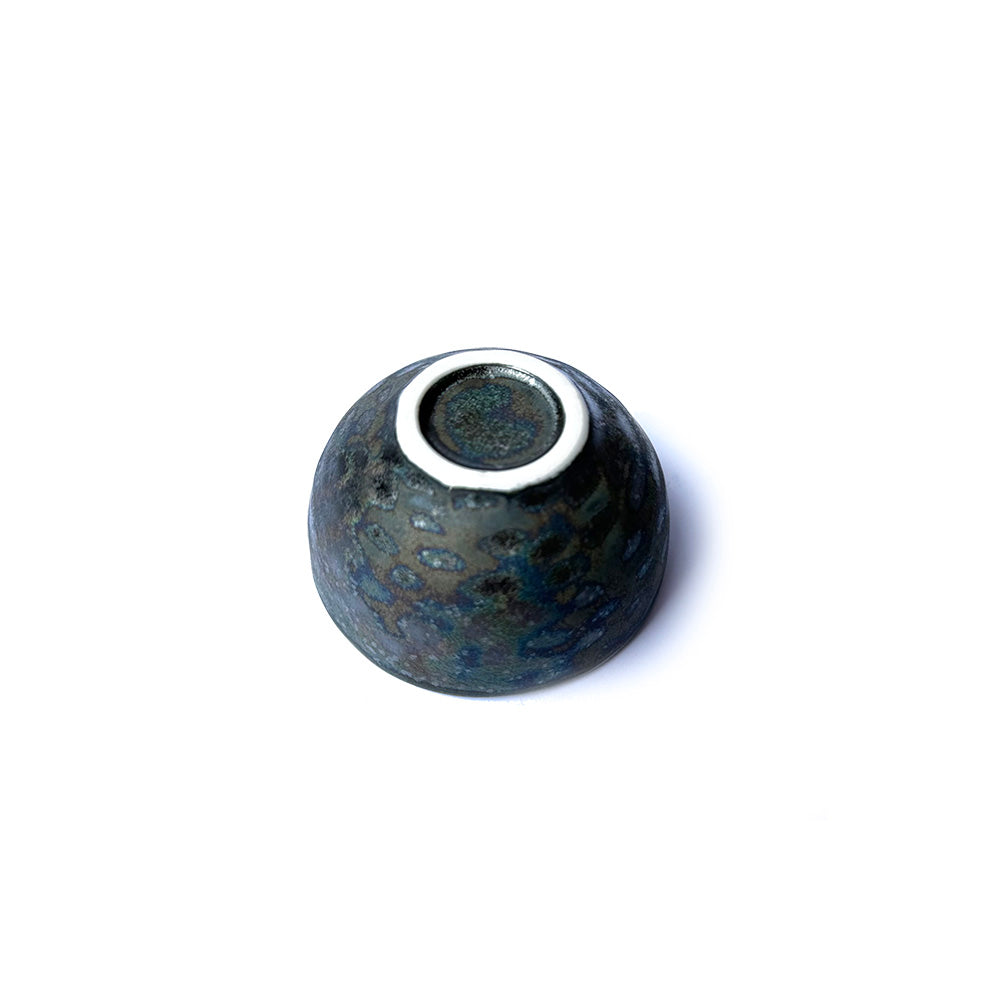 bottom view of KOSAI handmade ceramic tea cup