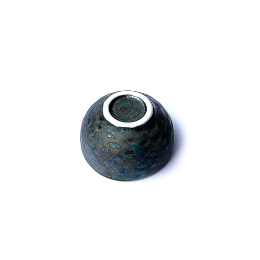 bottom view of KOSAI handmade ceramic tea cup