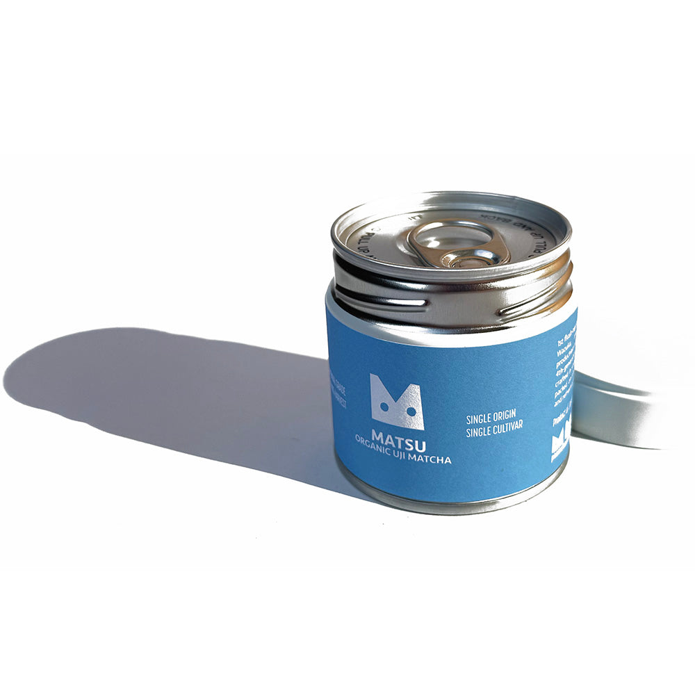 MATSU Matcha - Organic ceremonial grade Uji Matcha in air-tight tin can