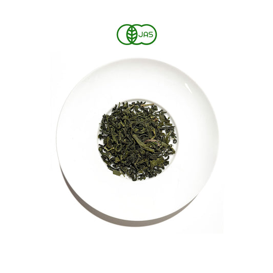 Organic Japanese Kamairicha - Loose Leaf Pan-Fired Green Tea | MOMI by POEMS