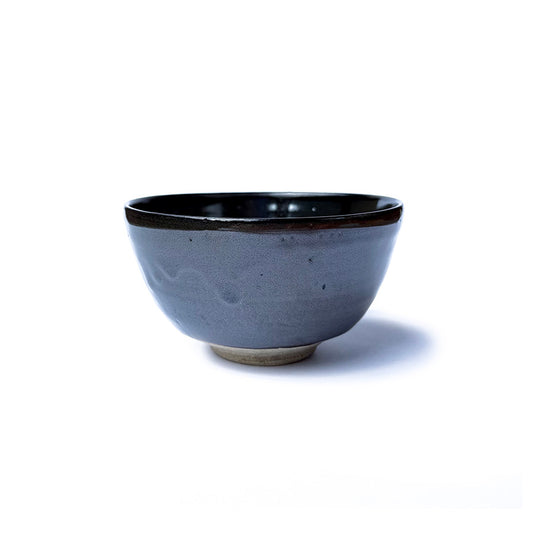 NAMARI Matcha Bowl - front view displaying the curved profile and textured exterior