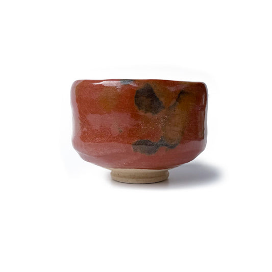 Aka Raku Chawan by Sasaki Shoraku - Handmade Japanese Matcha Bowl | AKANE