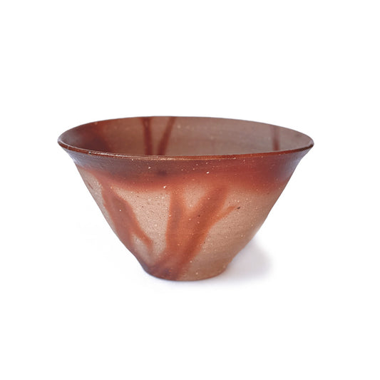 Bizen-yaki Chawan - Handmade Japanese Matcha Bowl | AKABI