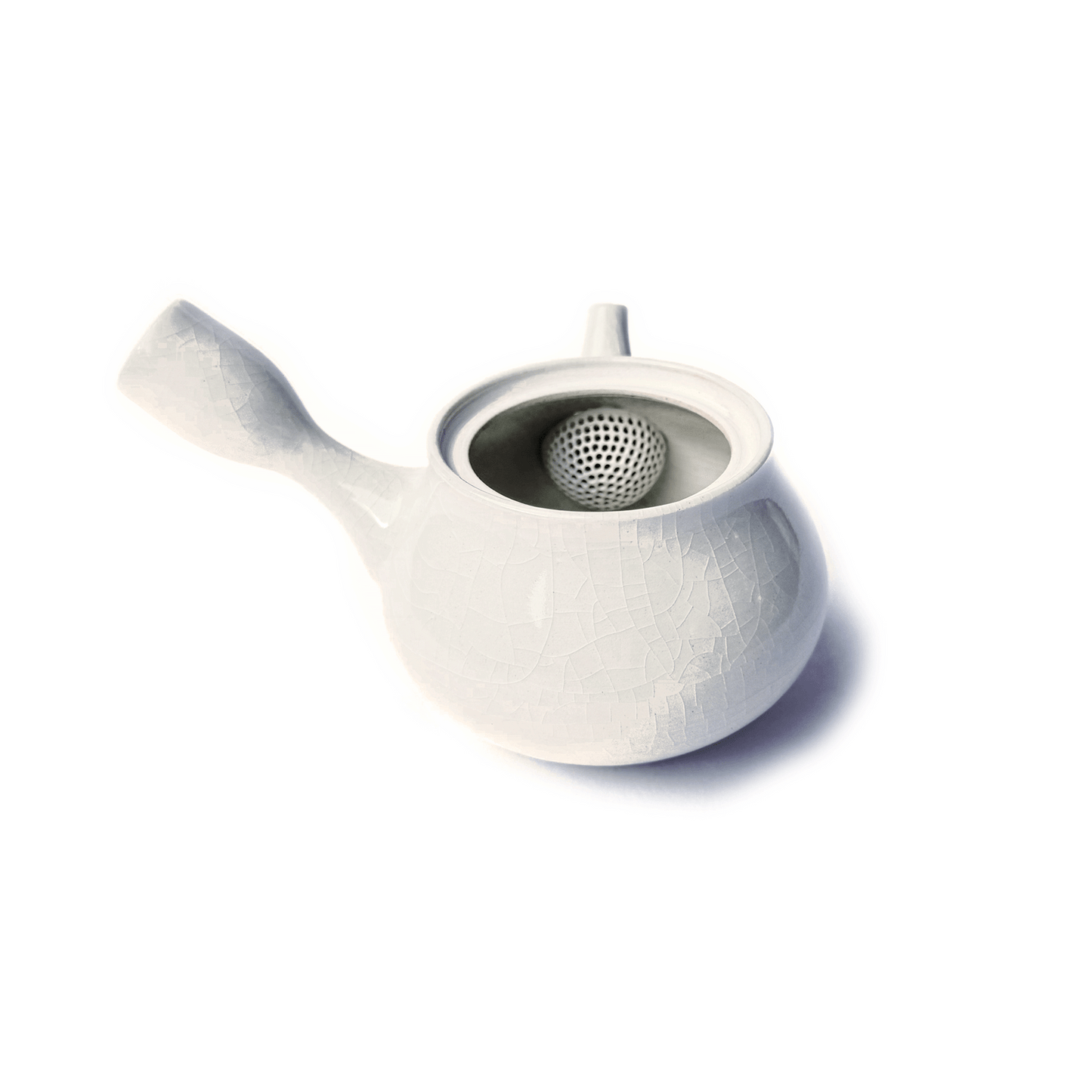 AWAYUKI Handmade Ceramic Kyusu Teapot - 150ml, Yokkaichi Japan