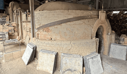 Climbing kiln in Bizen