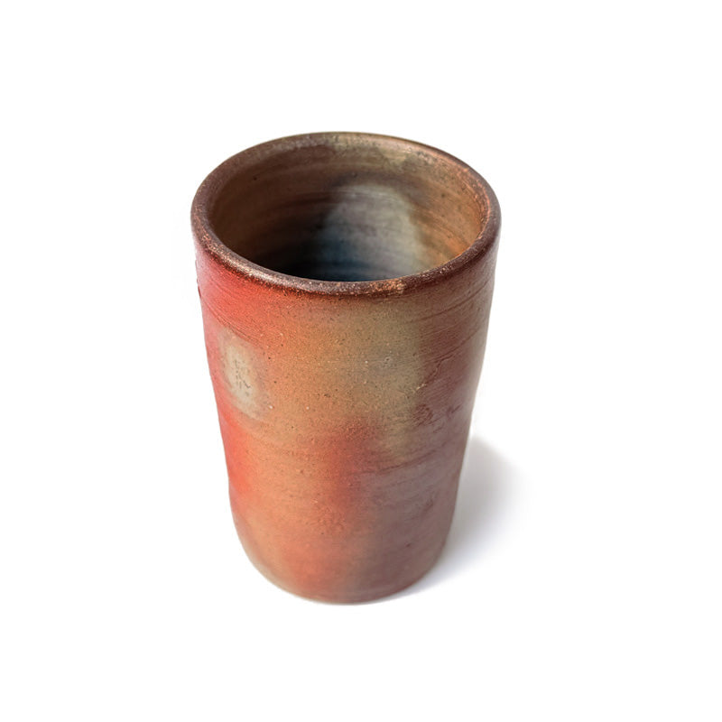 HIBANA - Handmade Bizen-yaki Ceramic Tall Cup by Ichiyou-gama