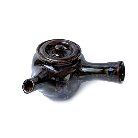 Sodeshi-yaki Kyusu by Sodeshi-gama - Artisan Japanese Teapot | HIHADA