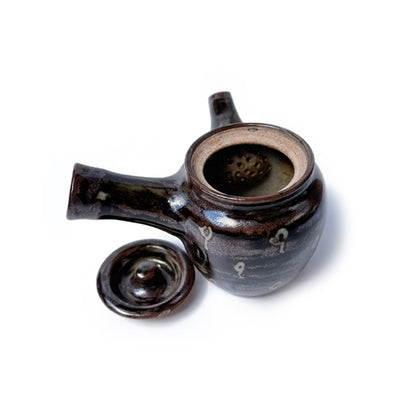 Sodeshi-yaki Kyusu by Sodeshi-gama - Artisan Japanese Teapot | HIHADA