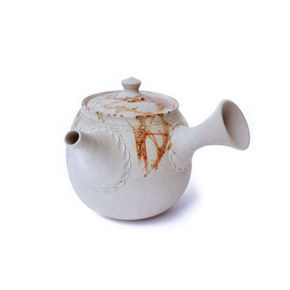 Tokoname-yaki Teapot by Jin Tanikawa - Handmade Japanese Kyusu | HONO