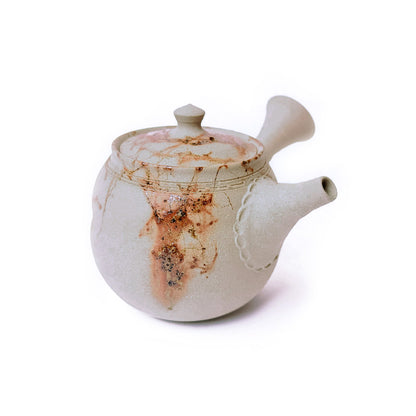 Tokoname-yaki Teapot by Jin Tanikawa - Handmade Japanese Kyusu | HONO