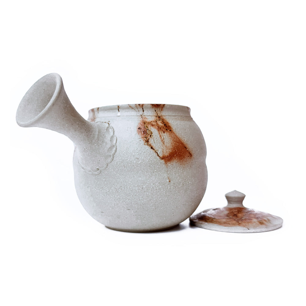Tokoname-yaki Teapot by Jin Tanikawa - Handmade Japanese Kyusu | HONO
