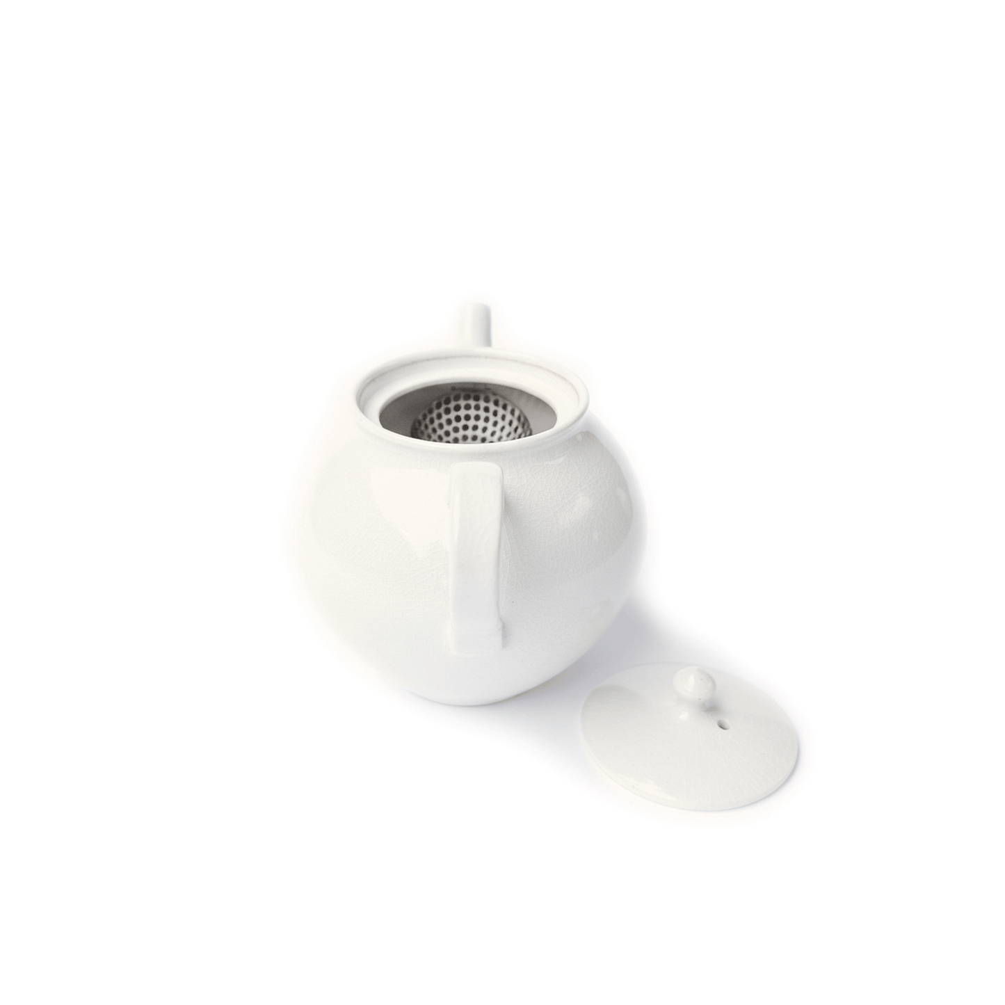 HATSUYUKI Handmade Ceramic Kyusu Teapot - 240ml, Yokkaichi Japan
