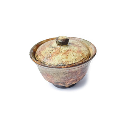 Tokoname-yaki Gaiwan by Kenzo Ogawa - Handmade Handleless Kyusu | KANZO