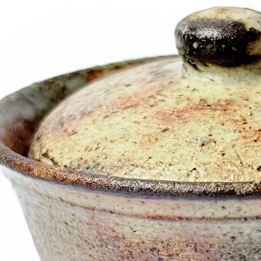 Tokoname-yaki Gaiwan by Kenzo Ogawa - Handmade Handleless Kyusu | KANZO
