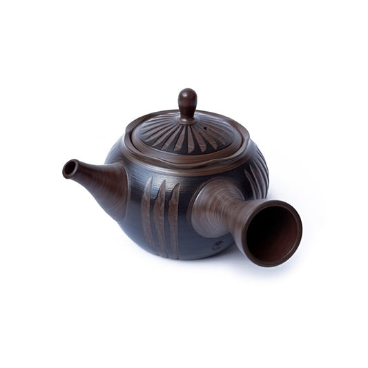 KICHA Tokoname-yaki Nerikomi Kyusu: A 20-Year Vintage Masterpiece