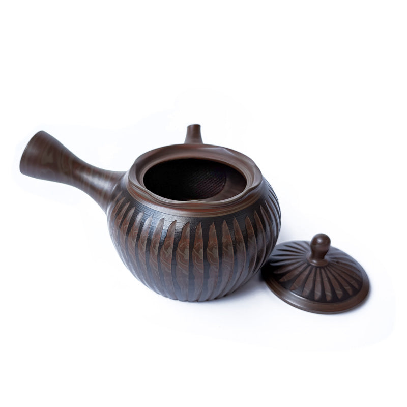 KICHA Tokoname-yaki Nerikomi Kyusu: A 20-Year Vintage Masterpiece