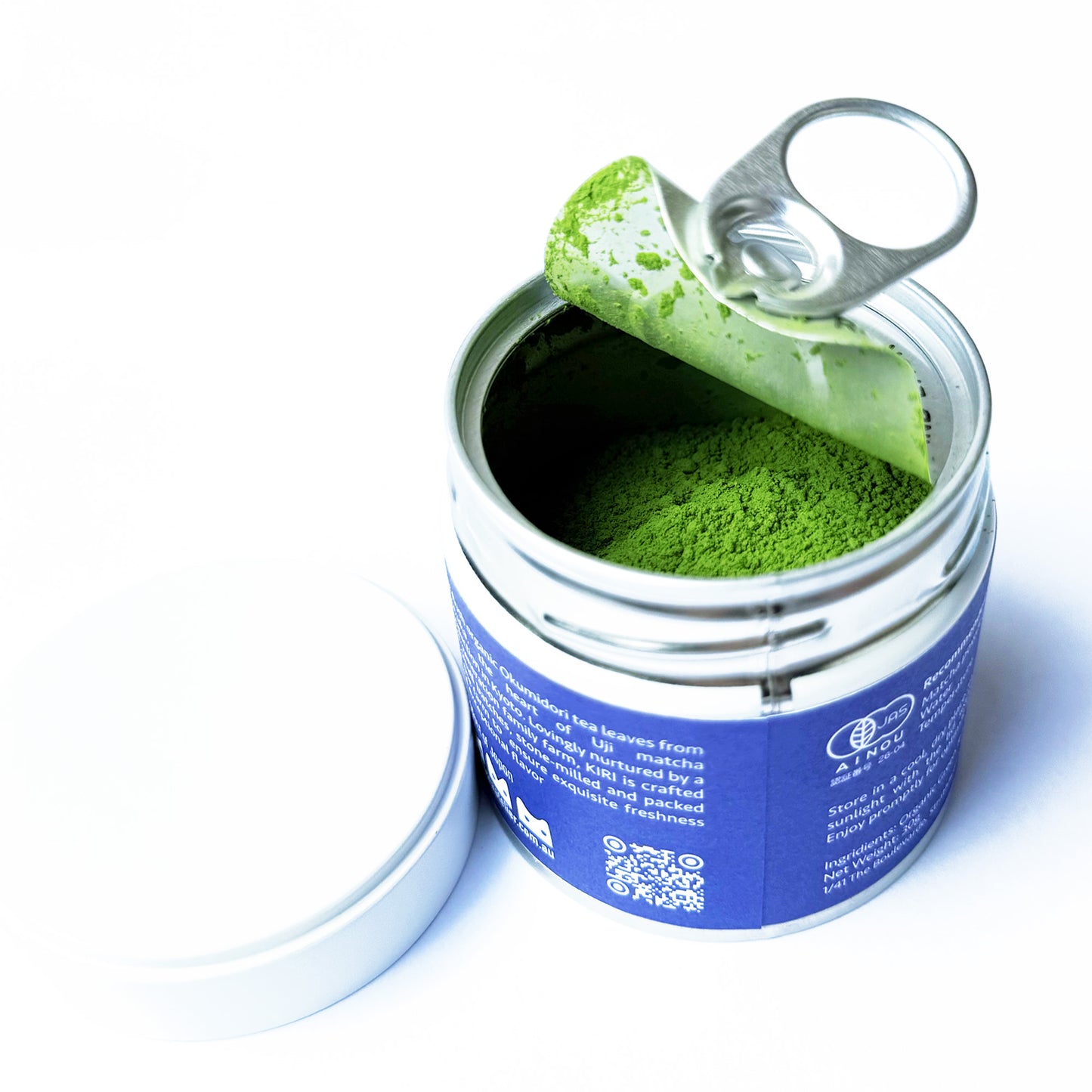 KIRI Matcha - Organic Single Cultivar Ceremonial Grade Matcha Powder from Kyoto - 30g Tin by POEMS Tea Atelier