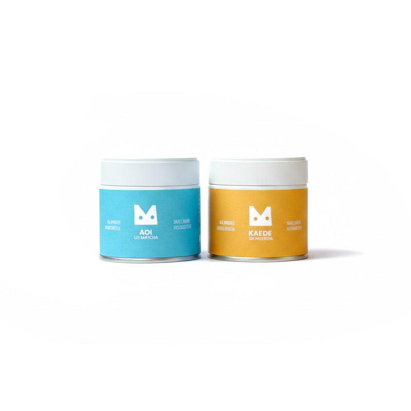 Uji Matcha & Hojicha Duo - AOI & KAEDE Set