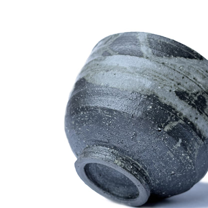 Rikyunezumi matcha ceramic bowl on detail 