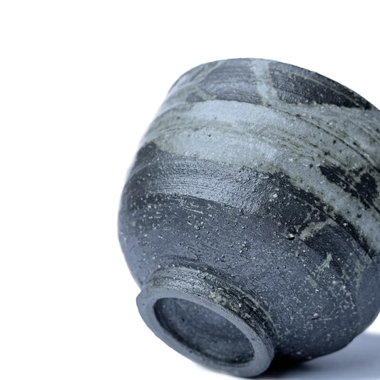 Rikyunezumi matcha ceramic bowl on detail 