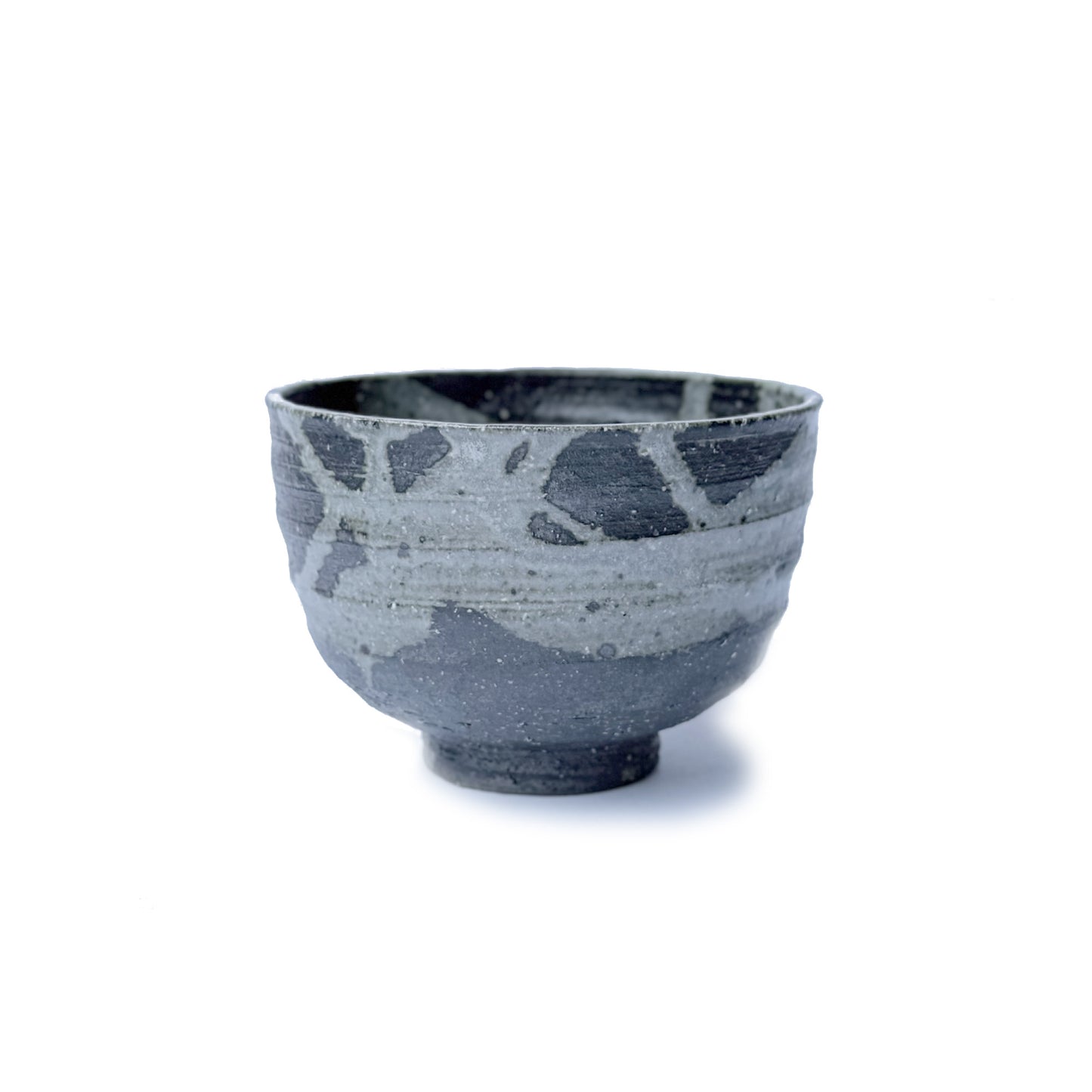 Rikyunezumi ceramic bowl on a white background