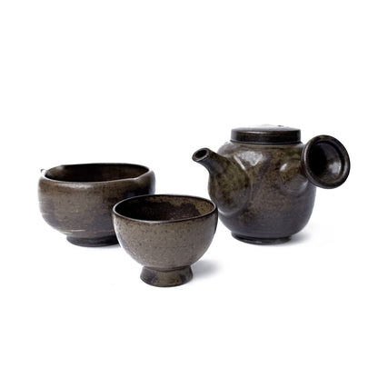 Japanese Handmade Ceramic Small Teapot Set