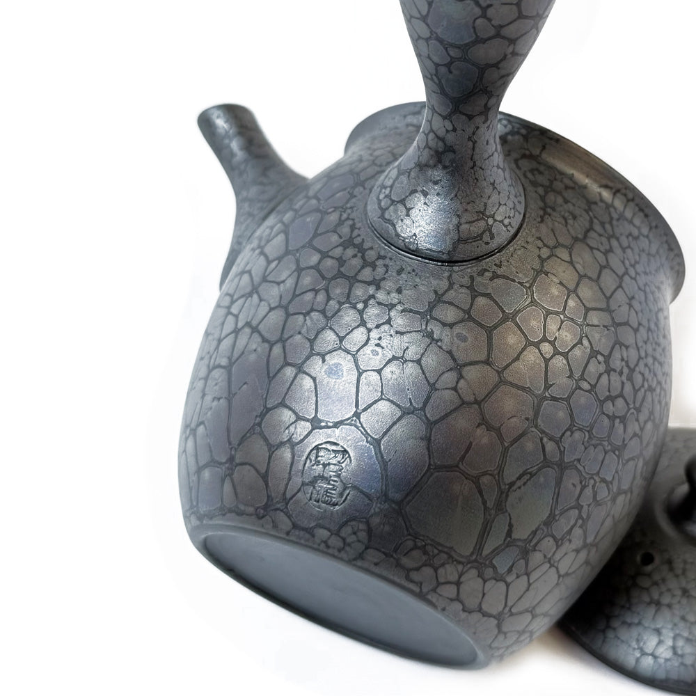 Tokoname-yaki Teapot by Shōji Umehara - Handmade Japanese Kyusu |  TENMOKU