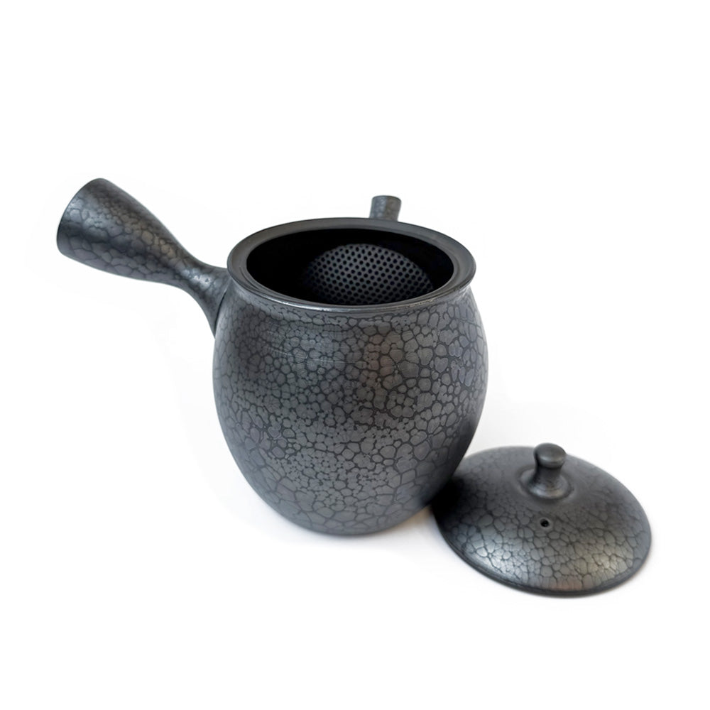 Tokoname-yaki Teapot by Shōji Umehara - Handmade Japanese Kyusu |  TENMOKU