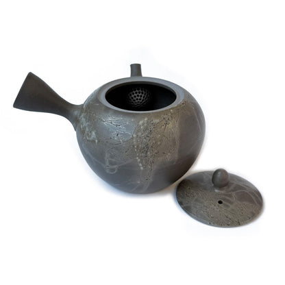 Tokoname-yaki Teapot by Hiroyuki Mizuno - Handmade Japanese Kyusu |  TSUKIKAGE