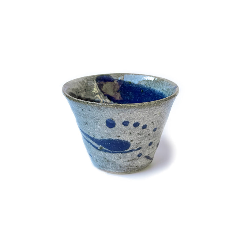 YAMABATO - Handmade Shigaraki-yaki Teacup & Saucer Set