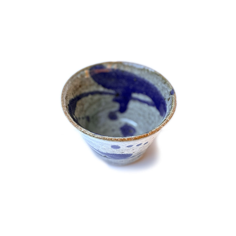 YAMABATO - Handmade Shigaraki-yaki Teacup & Saucer Set